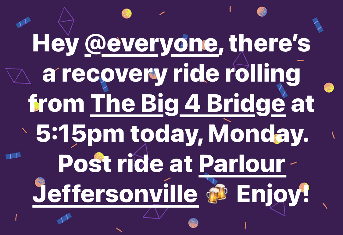 You are currently viewing Recovery ride Monday